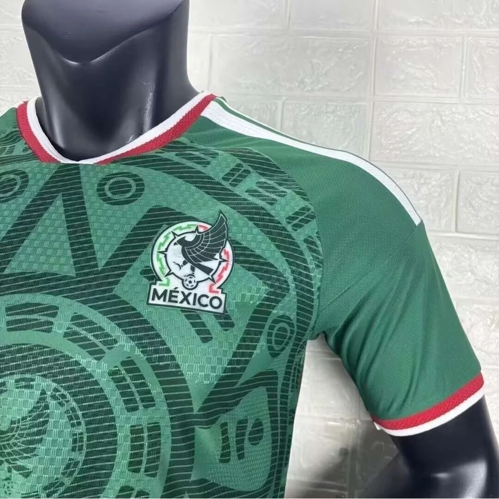 adidas Green Mexico-Style S. Gimenez #11 Soccer Jersey
